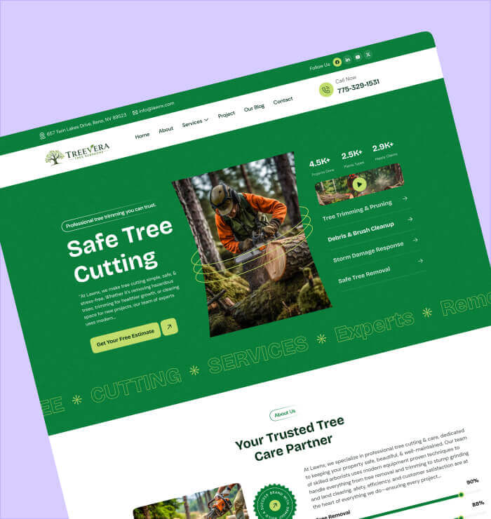 tree service website design company